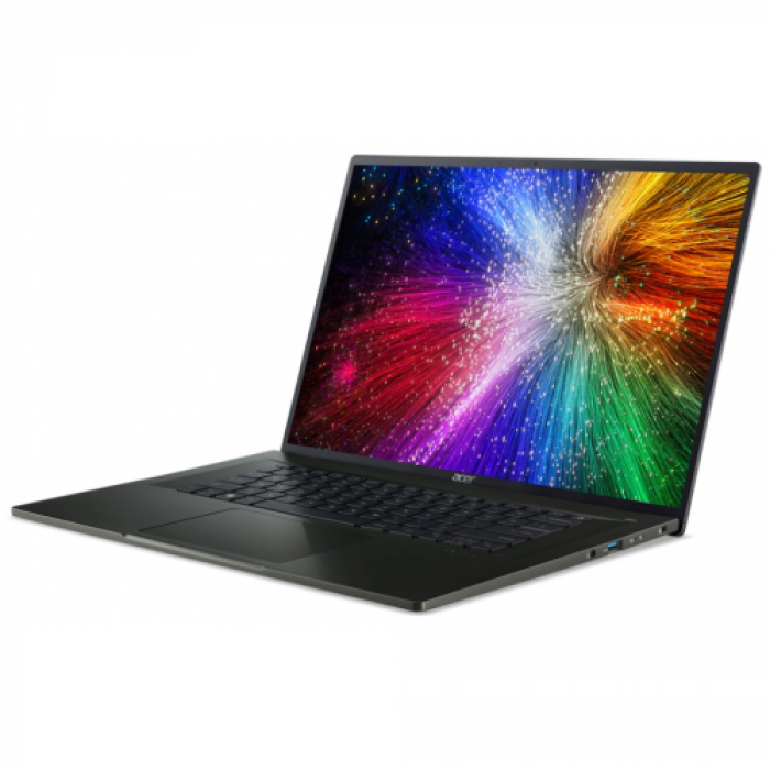 Laptop Acer Swift Edge SFA16-41-R2K7, AMD Ryzen 5 6600U, 16inch, RAM 16GB, SSD 512GB, AMD Radeon 660M, Windows 11, Black