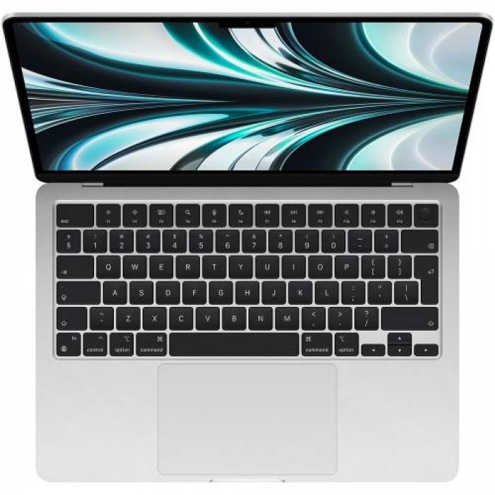 Laptop Apple MacBook Air 13 with Liquid Retina (2022), Apple M2 Octa Core, 13.6inch, RAM 8GB, SSD 512GB, Apple M2 10 Core Graphics, Int KB, macOS Monterey, Silver