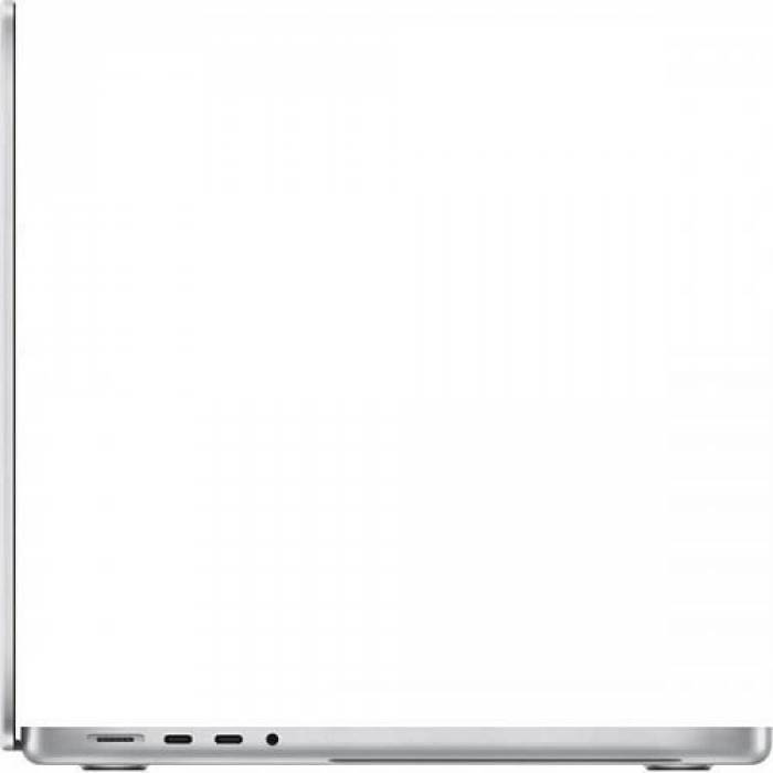 Laptop Apple MacBook Pro 14, Apple M1 Pro Deca Core, 14.2inch, RAM 16GB, SSD 1TB, Apple M1 Pro 16 core Graphics, MacOS Monterey, Silver