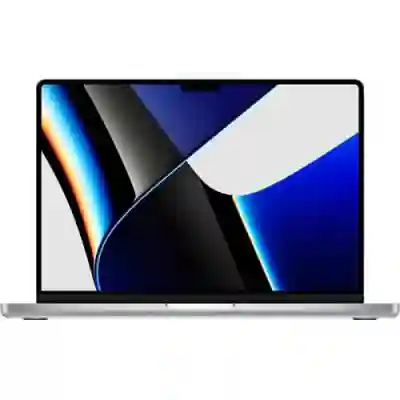 Laptop Apple MacBook Pro 14, Apple M1 Pro Octa Core, 14.2inch, RAM 16GB, SSD 512GB, Apple M1 Pro 14 core Graphics, MacOS Monterey, Silver