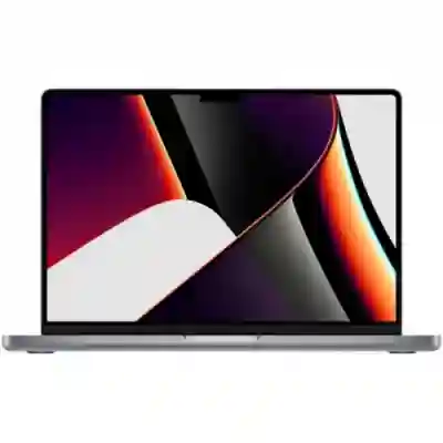 Laptop Apple MacBook Pro 14, Apple M1 Pro Octa Core, 14.2inch, RAM 32GB, SSD 512GB, Apple M1 Pro 14 core Graphics, MacOS Monterey, Space Grey
