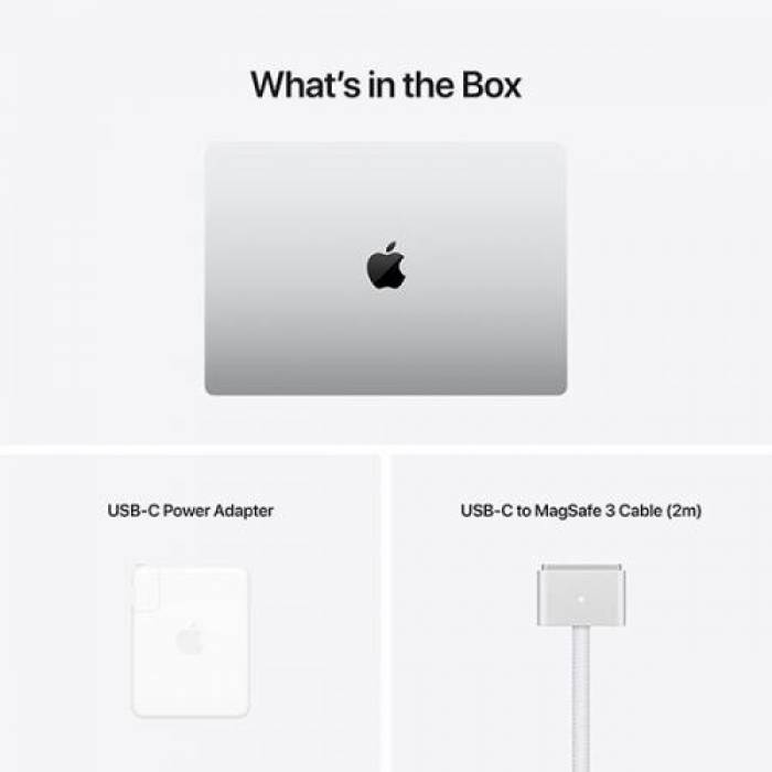 Laptop Apple MacBook Pro 16, Apple M1 Max Deca Core, 16.2inch, RAM 32GB, SSD 1TB, Apple M1 Max 32 Core Graphics, MacOS Monterey, Silver Laptop Apple MacBook Pro 16, Apple M1 Max Deca Core, 16.2inch, RAM 32GB, SSD 1TB, Apple M1 Max 32 Core Graphics, MacOS Monterey, Silver