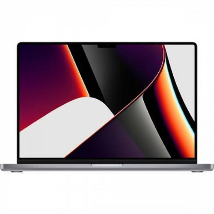 Laptop Apple MacBook Pro 16, Apple M1 Max Deca Core, 16.2inch, RAM 32GB, SSD 2TB, Apple M1 Max 32 Core Graphics, MacOS Monterey, Space Grey