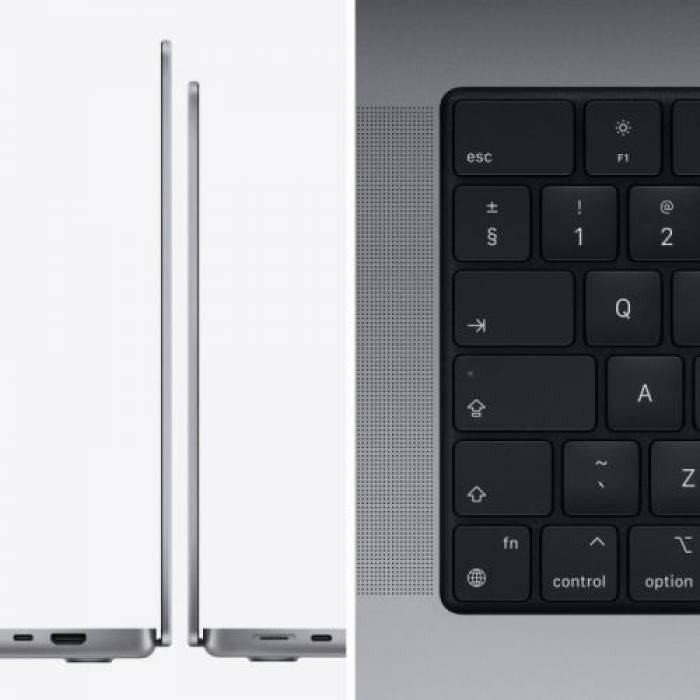 Laptop Apple MacBook Pro 16, Apple M1 Max Deca Core, 16.2inch, RAM 32GB, SSD 512GB, Apple M1 Max 24 core Graphics, MacOS Monterey, Space Grey Laptop Apple MacBook Pro 16, Apple M1 Max Deca Core, 16.2inch, RAM 32GB, SSD 512GB, Apple M1 Max 24 core Graphics, MacOS Monterey, Space Grey