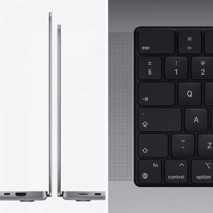Laptop Apple MacBook Pro 16, Apple M1 Max Deca Core, 16.2inch, RAM 64GB, SSD 1TB, Apple M1 Max 24 Core Graphics, MacOS Monterey, Space Grey Laptop Apple MacBook Pro 16, Apple M1 Max Deca Core, 16.2inch, RAM 64GB, SSD 1TB, Apple M1 Max 24 Core Graphics, MacOS Monterey, Space Grey
