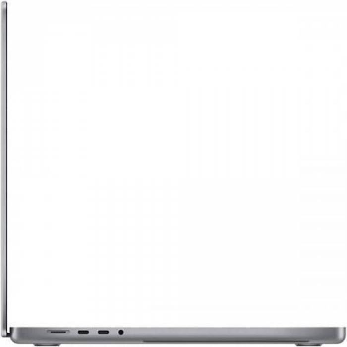 Laptop Apple MacBook Pro 16, Apple M1 Max Deca Core, 16.2inch, RAM 64GB, SSD 1TB, Apple M1 Max 32 Core Graphics, MacOS Monterey, Space Grey