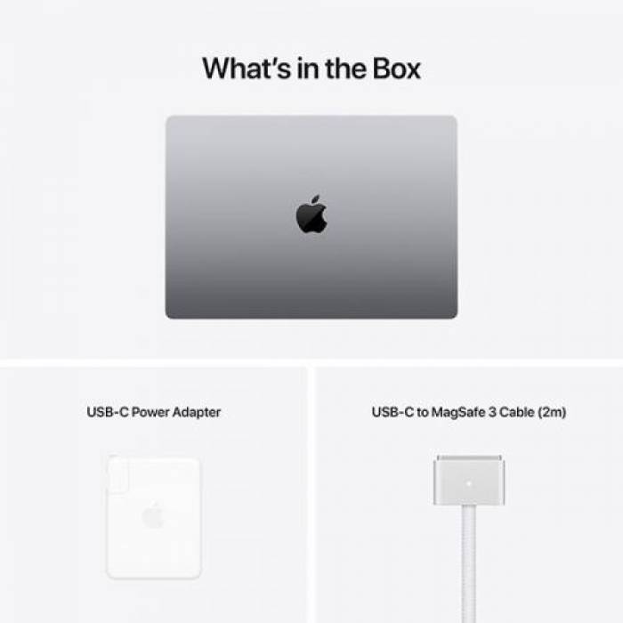 Laptop Apple MacBook Pro 16, Apple M1 Max Deca Core, 16.2inch, RAM 64GB, SSD 4TB, Apple M1 Max 32 Core Graphics, MacOS Monterey, Space Grey Laptop Apple MacBook Pro 16, Apple M1 Max Deca Core, 16.2inch, RAM 64GB, SSD 4TB, Apple M1 Max 32 Core Graphics, MacOS Monterey, Space Grey