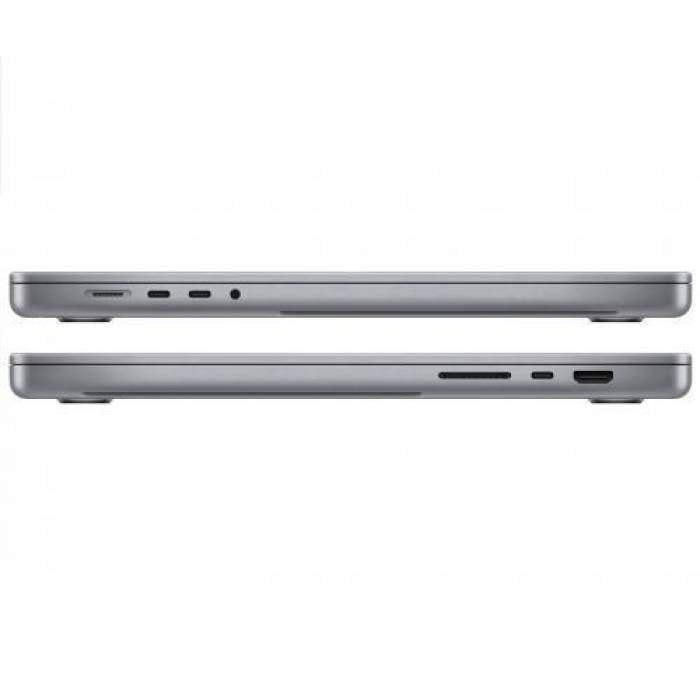 Laptop Apple MacBook Pro 16, Apple M1 Pro Deca Core, 16.2inch, RAM 32GB, SSD 1TB, Apple M1 Pro 16 core Graphics, MacOS Monterey, Space Grey