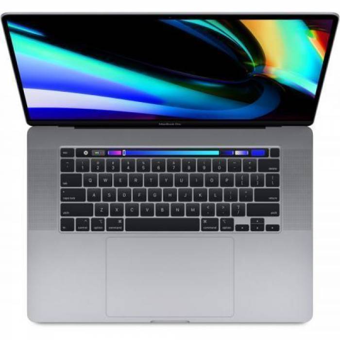 Laptop Apple MacBook Pro 16, Apple M1 Pro Deca Core, 16.2inch, RAM 32GB, SSD 512GB, Apple M1 Pro 16 core Graphics, MacOS Monterey, Space Grey