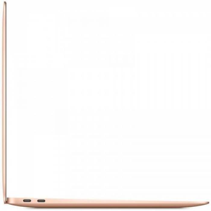 Laptop Apple New MacBook Air 13 (Late 2020) with Retina True Tone, Apple M1 Chip Octa Core, 13.3inch, RAM 16GB, SSD 512GB, Apple M1 7-core, MacOS Big Sur, Gold