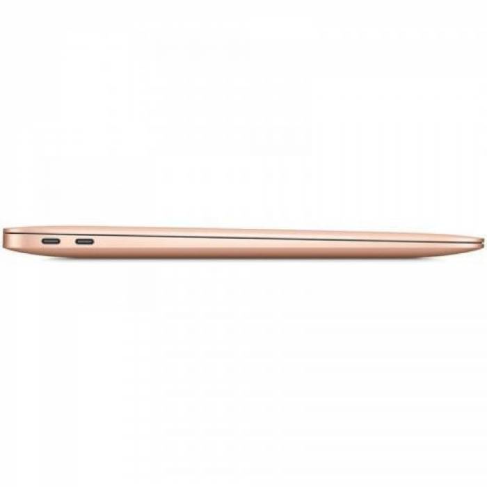 Laptop Apple New MacBook Air 13 (Late 2020) with Retina True Tone, Apple M1 Chip Octa Core, 13.3inch, RAM 16GB, SSD 512GB, Apple M1 7-core, MacOS Big Sur, Gold