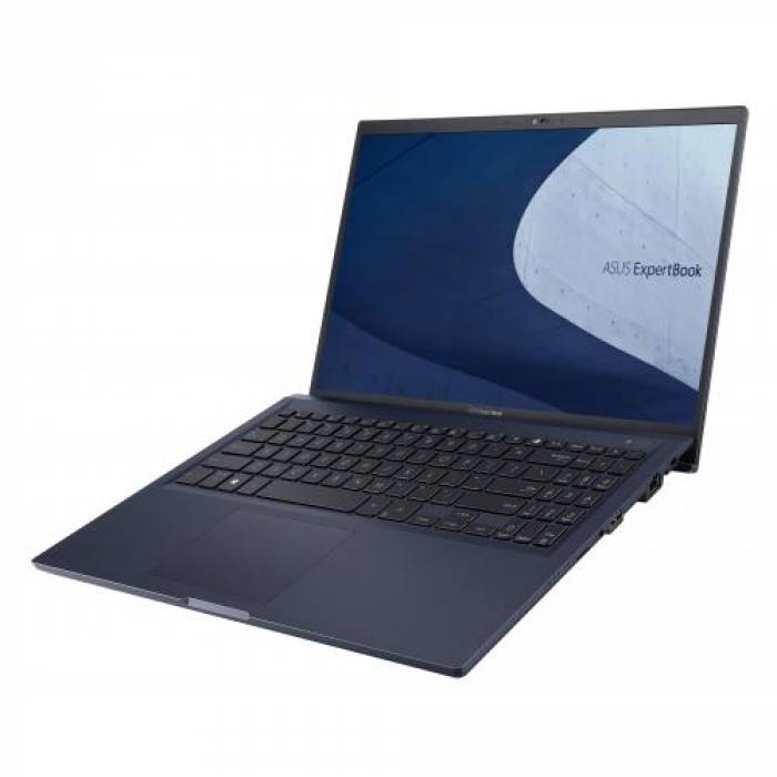 Laptop ASUS ExpertBook B B1500CEAE-BQ0195, Intel Core i5-1135G7, 15.6inch, RAM 8GB, SSD 512GB, Intel Iris Xe Graphics, Endless OS, Star Black