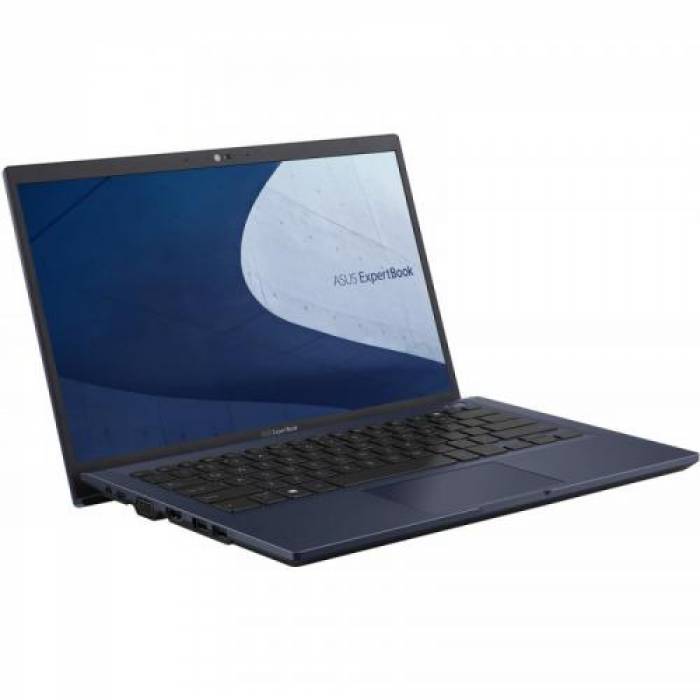 Laptop ASUS ExpertBook B1 B1400CBA-EK0764X, Intel Core i3-1215U, 14inch, RAM 16GB, SSD 512GB, Intel UHD Graphics, Windows 11 Pro, Star Black