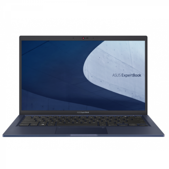 Laptop ASUS ExpertBook B1400CBA-EB0297, Intel Core i5-1235U, 14inch, RAM 8GB, SSD 512GB, Intel Iris Xe Graphics, NO OS, Black