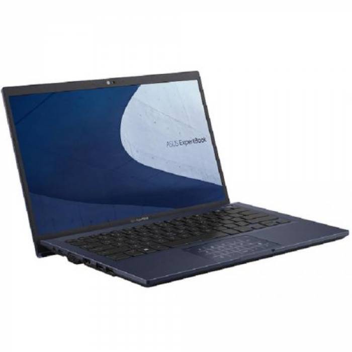 Laptop ASUS ExpertBook B1400CBA-EB0297, Intel Core i5-1235U, 14inch, RAM 8GB, SSD 512GB, Intel Iris Xe Graphics, NO OS, Black