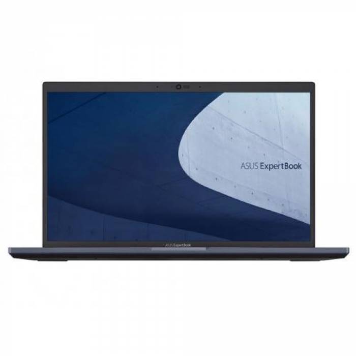 Laptop ASUS ExpertBook B1400CBA-EB0297, Intel Core i5-1235U, 14inch, RAM 8GB, SSD 512GB, Intel Iris Xe Graphics, NO OS, Black