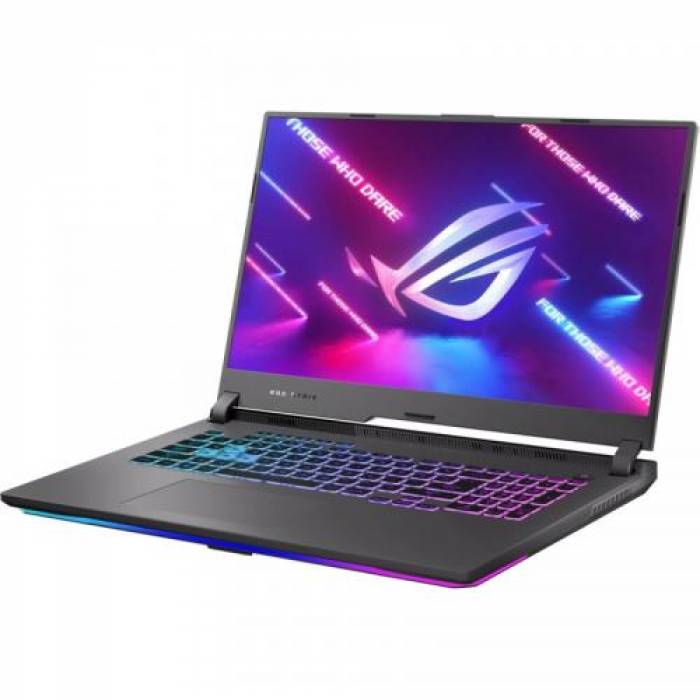 Laptop ASUS Gaming ROG Strix G17 G713IM-HX005, AMD Ryzen 7 4800H, 17.3inch, RAM 16GB, SSD 512GB, nVidia GeForce RTX 3060 6GB, No OS, Eclipse Gray