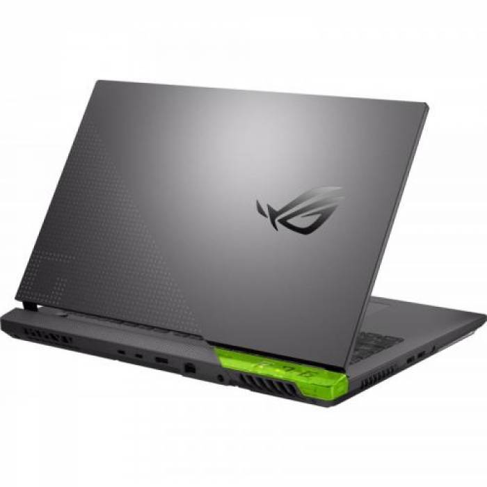 Laptop ASUS Gaming ROG Strix G17 G713RM-LL122, AMD Ryzen 9 6900HX, 17.3inch, RAM 16GB, SSD 512GB, nVidia GeForce RTX 3060 6GB, No OS, Volt Green