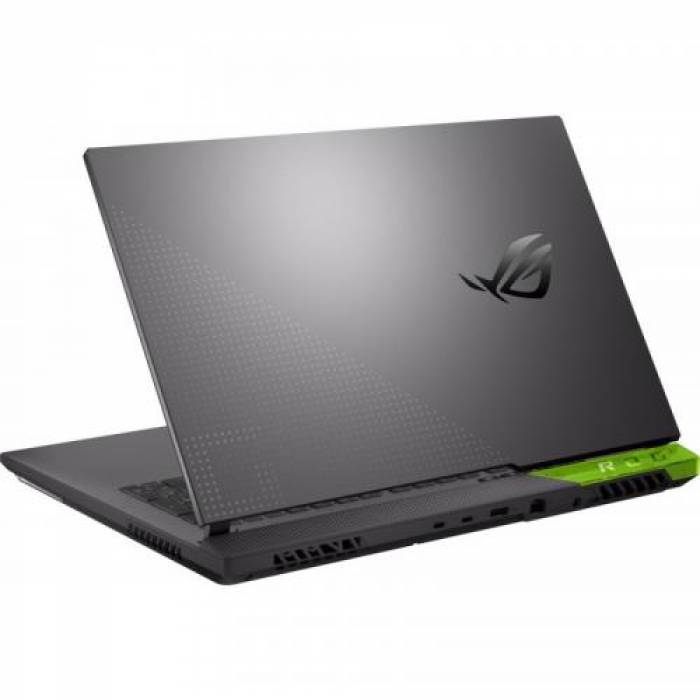 Laptop ASUS Gaming ROG Strix G17 G713RM-LL122, AMD Ryzen 9 6900HX, 17.3inch, RAM 16GB, SSD 512GB, nVidia GeForce RTX 3060 6GB, No OS, Volt Green