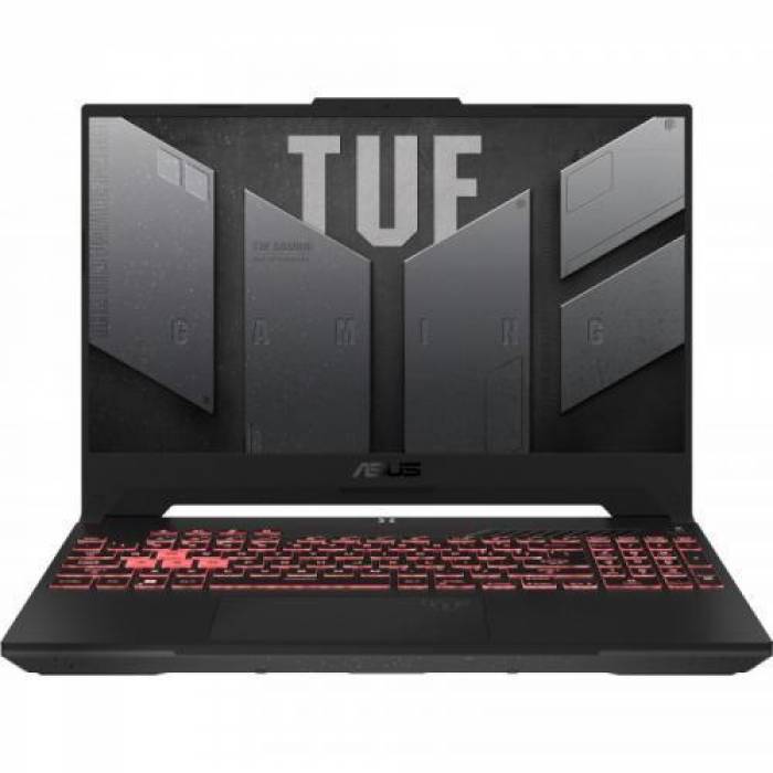 Laptop ASUS Gaming TUF A15 FA507RC-HN057, AMD Ryzen 7 6800H, 15.6inch, RAM 16GB, SSD 1TB, nVidia GeForce RTX 3050 4GB, No OS, Jaeger Gray