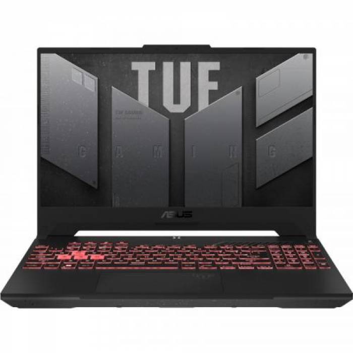 Laptop ASUS Gaming TUF A15 FA507RR-HQ007, AMD Ryzen 7 6800H, 15.6inch, RAM 16GB, SSD 1TB, nVidia GeForce RTX 3070 8GB, No OS, Mecha Gray