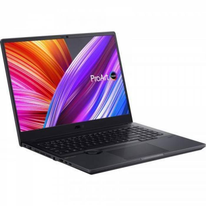 Laptop ASUS ProArt Studiobook 16 OLED H7600HM-L2033X, Intel Core i9-11900H, 16inch, RAM 64GB, SSD 2x 2TB, nVidia GeForce RTX 3060 6GB, Windows 11 Pro, Star Black