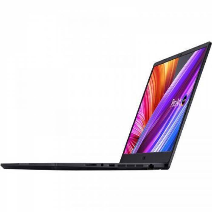 Laptop ASUS ProArt Studiobook 16 OLED H7600HM-L2033X, Intel Core i9-11900H, 16inch, RAM 64GB, SSD 2x 2TB, nVidia GeForce RTX 3060 6GB, Windows 11 Pro, Star Black