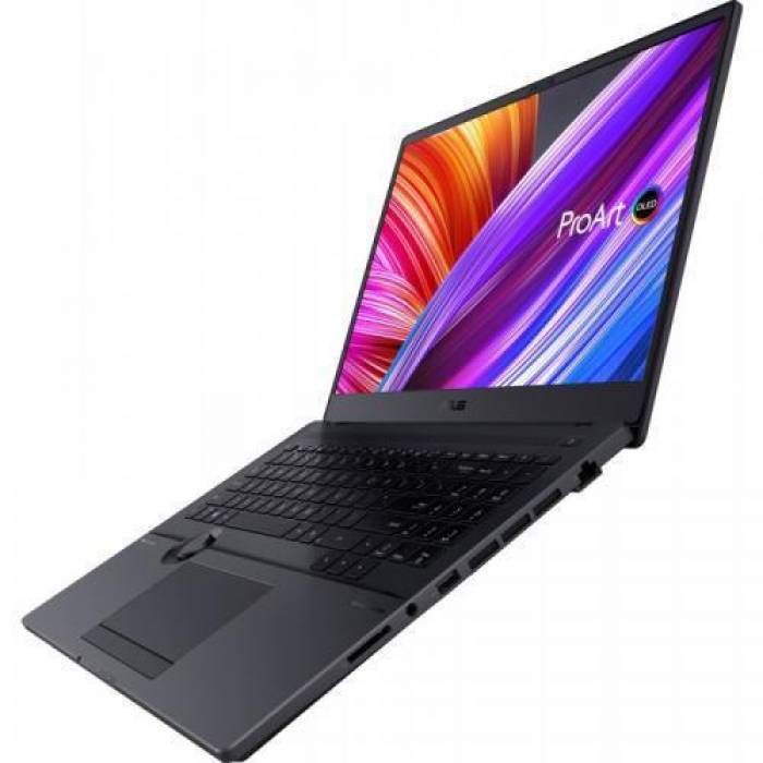 Laptop ASUS ProArt Studiobook 16 OLED H7600HM-L2033X, Intel Core i9-11900H, 16inch, RAM 64GB, SSD 2x 2TB, nVidia GeForce RTX 3060 6GB, Windows 11 Pro, Star Black