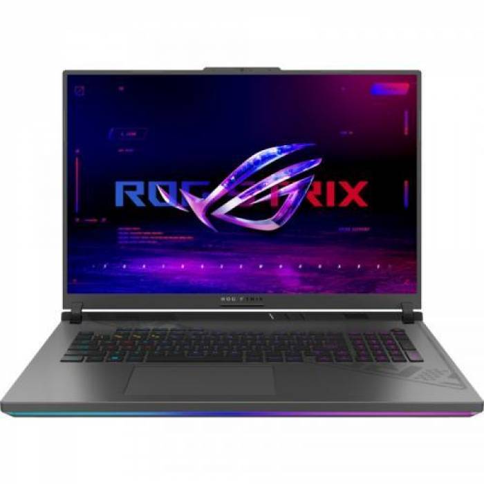 Laptop ASUS ROG Strix (2023) G814JI-N6070, Intel Core i9-13980HX, 18inch, RAM 32GB, SSD 1TB, nVidia GeForce RTX 4070 8GB, No OS, Eclipse Grey