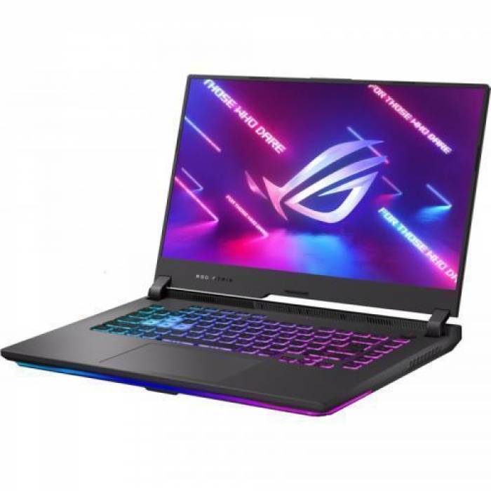 Laptop ASUS ROG Strix G15 G513RC-HN038, AMD Ryzen 7 6800H, 15.6inch, RAM 8GB, SSD 512GB, nVidia GeForce RTX 3050 4GB, No OS, Eclipse Gray