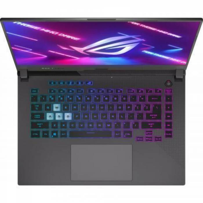 Laptop ASUS ROG Strix G15 G513RM-HF045, AMD Ryzen 9 6900HX, 15.6inch, RAM 16GB, SSD 1TB, nVidia GeForce RTX 3060 6GB, No OS, Eclipse Gray