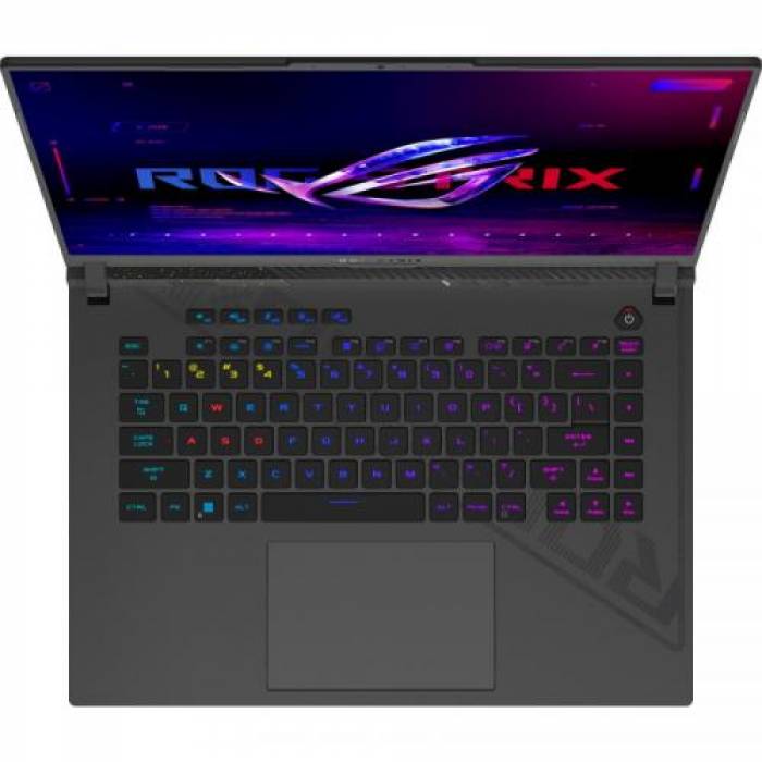 Laptop ASUS ROG Strix G16 (2023) G614JI-N4083, Intel Core i9-13980HX, 16inch, RAM 16GB, SSD 1TB, nVidia GeForce RTX 4070 8GB, No OS, Volt Green