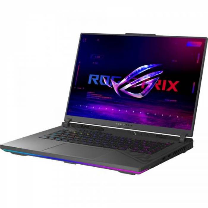 Laptop ASUS ROG Strix G16 (2023) G614JI-N4083, Intel Core i9-13980HX, 16inch, RAM 16GB, SSD 1TB, nVidia GeForce RTX 4070 8GB, No OS, Volt Green