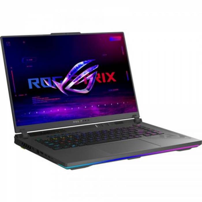 Laptop ASUS ROG Strix G16 (2023) G614JI-N4083, Intel Core i9-13980HX, 16inch, RAM 16GB, SSD 1TB, nVidia GeForce RTX 4070 8GB, No OS, Volt Green