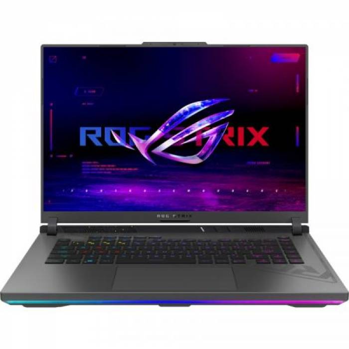 Laptop ASUS ROG Strix G16 (2023) G614JI-N4104, Intel Core i9-13980HX, 16inch, RAM 32GB, SSD 1TB, nVidia GeForce RTX 4070 8GB, No OS, Volt Green