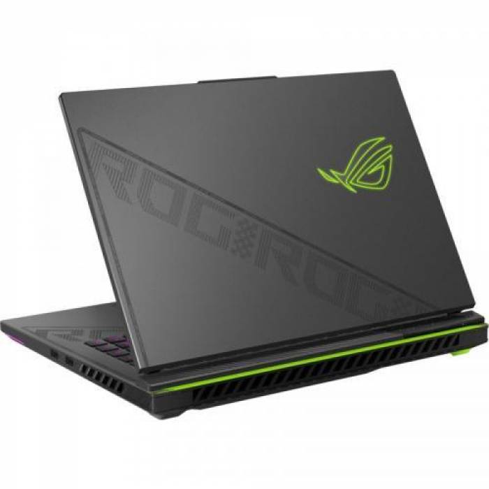 Laptop ASUS ROG Strix G16 (2023) G614JI-N4104, Intel Core i9-13980HX, 16inch, RAM 32GB, SSD 1TB, nVidia GeForce RTX 4070 8GB, Windows 11, Volt Green