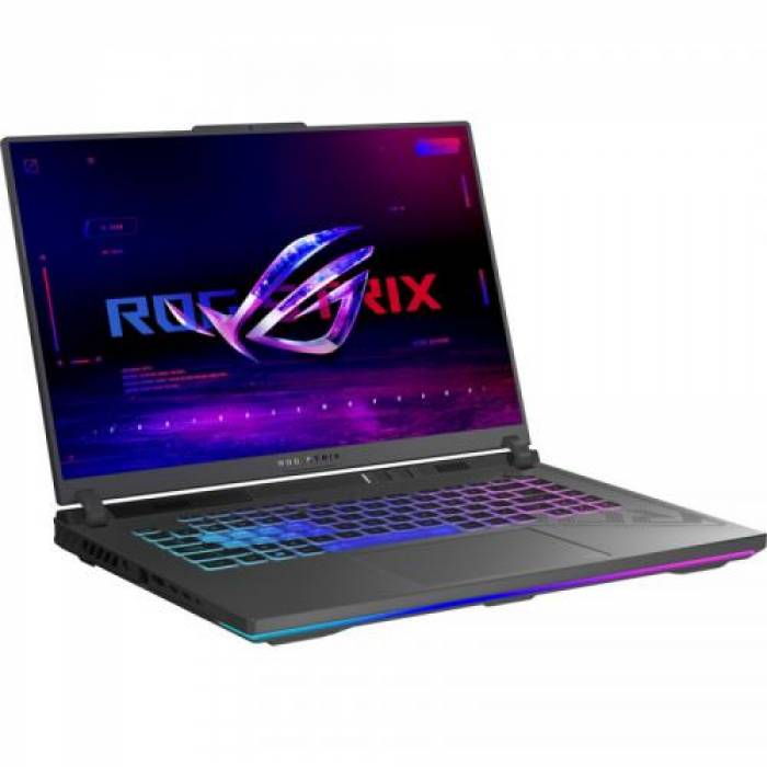 Laptop ASUS ROG Strix G16 (2023) G614JU-N3110, Intel Core i7-13650HX, 16inch, RAM 16GB, SSD 512 GB, nVidia GeForce RTX 4050 6GB, No OS, Eclipse Gray