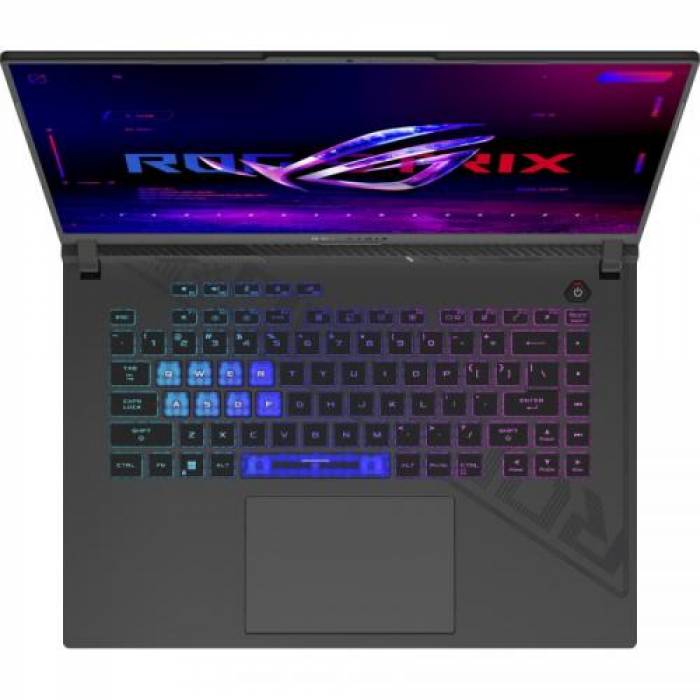 Laptop ASUS ROG Strix G16 (2023) G614JU-N3110, Intel Core i7-13650HX, 16inch, RAM 16GB, SSD 512 GB, nVidia GeForce RTX 4050 6GB, No OS, Eclipse Gray