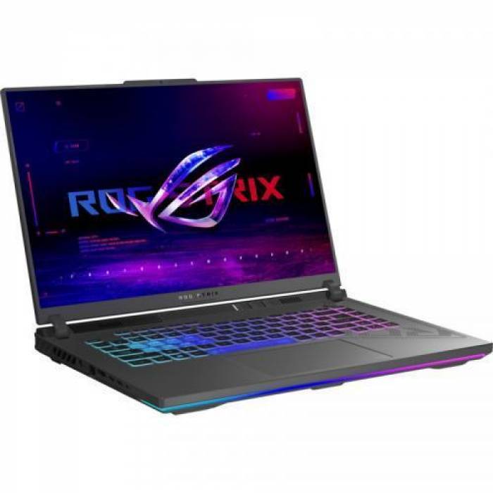 Laptop ASUS ROG Strix G16 (2023) G614JU-N4093, Intel Core i7-13650HX, 16inch, RAM 16GB, SSD 512 GB, nVidia GeForce RTX 4050 6GB, No OS, Eclipse Gray