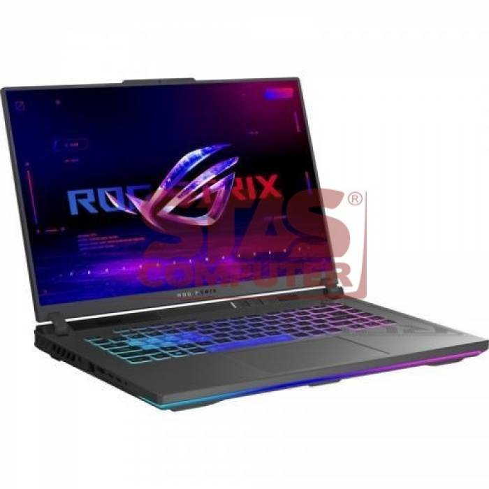 Laptop ASUS ROG Strix G16 (2023) G614JV-N3133, Intel Core i5-13450HX, 16inch, RAM 16GB, SSD 512GB, nVidia GeForce RTX 4060 8GB, No OS, Eclipse Gray