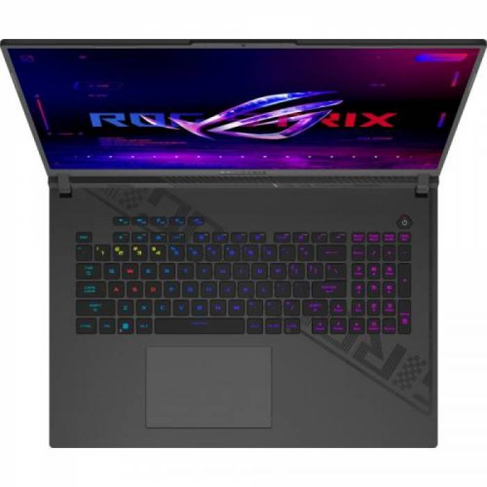 Laptop ASUS ROG Strix G18 (2023) G814JV-N6045, Intel Core i9-13980HX, 18inch, RAM 32GB, SSD 1TB, nVidia GeForce RTX 4060 8GB, No OS, Eclipse Gray