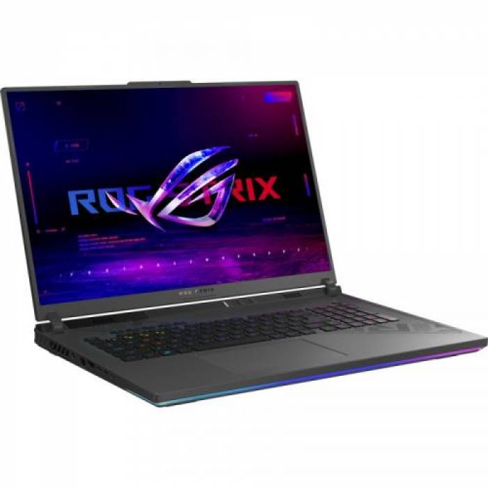 Laptop ASUS ROG Strix G18 G814JI-N6060, Intel Core i7-13650HX, 18inch, RAM 32GB, SSD 1TB, nVidia GeForce RTX 4070 8GB, No OS, Eclipse Gray