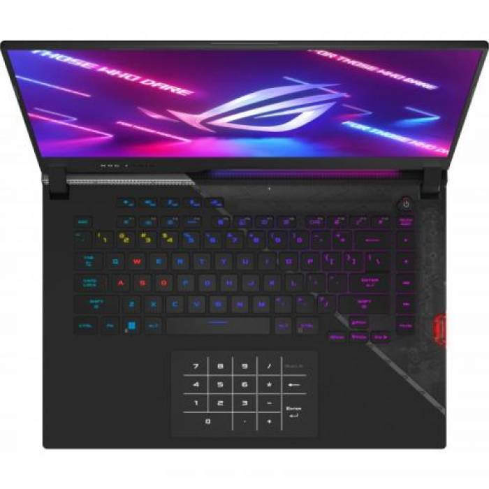 Laptop ASUS ROG Strix SCAR 15 G533ZM-HF007, Intel Core i7-12700H, 15.6inch, RAM 16GB, SSD 1TB, nVidia GeForce RTX 3060 6GB, No OS, Off Black