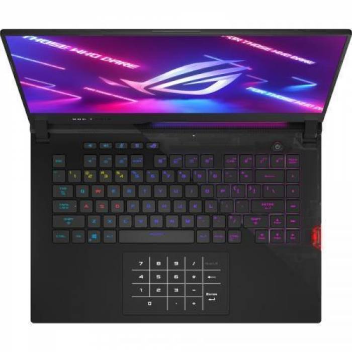 Laptop ASUS ROG Strix SCAR 15 G533ZM-LN040, Intel Core i7-12700H, 15.6inch, RAM 8GB, SSD 1TB, nVidia GeForce RTX 3060 6GB, No OS, Black