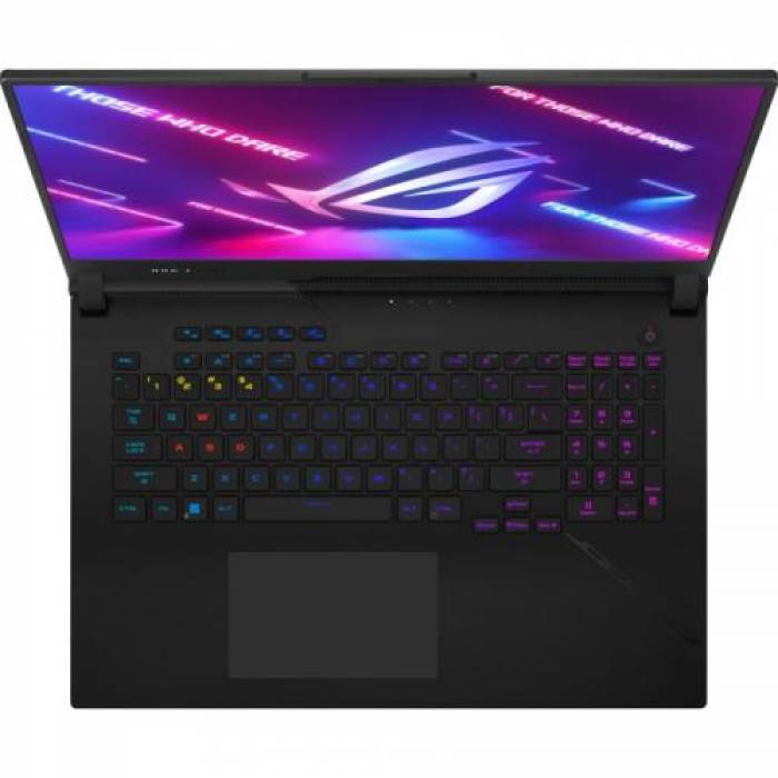 Laptop ASUS ROG Strix SCAR 17 (2023) G733PY-LL021W, AMD Ryzen 9 7945HX, 17.3inch, RAM 32GB, SSD 1TB, nVidia GeForce RTX 4090 16GB, Windows 11, Off Black