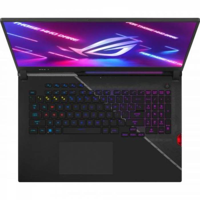 Laptop ASUS ROG Strix SCAR 17 G733ZS-LL010W, Intel Core i9-12900H, 17.3inch, RAM 32GB, SSD 1TB, nVidia GeForce RTX 3080 8GB, Windows 11, Off Black