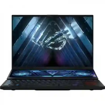 Laptop ASUS ROG Zephyrus Duo 16 GX650RM-LS028W, AMD Ryzen 7 6800H, 16inch, RAM 32GB, SSD 1TB, nVidia GeForce RTX 3060 6GB, Windows 11, Black