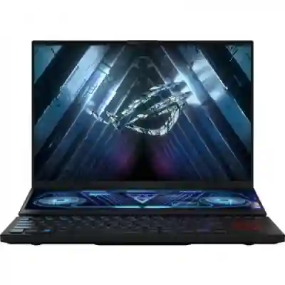 Laptop ASUS ROG Zephyrus Duo 16 GX650RS-LO053W, AMD Ryzen 9 6900HX, 16inch, RAM 64GB, SSD 2 x 2TB, nVidia GeForce RTX 3080 8GB, Windows 11, Black