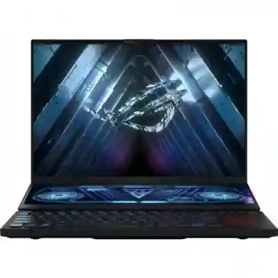 Laptop ASUS ROG Zephyrus Duo 16 GX650RX-LO154W, AMD Ryzen 9 6900HX, 16inch, RAM 32GB, SSD 2TB, nVidia GeForce RTX 3080 Ti 16GB, Windows 11, Black