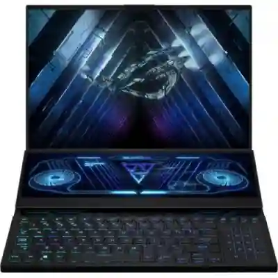 Laptop ASUS ROG Zephyrus Duo 16 MiniLED GX650PY-NM049W, AMD Ryzen 9 7945HX, 16 inch, RAM 32GB, SSD 2TB, nVidia GeForce RTX 4090 16GB, Windows 11, Black